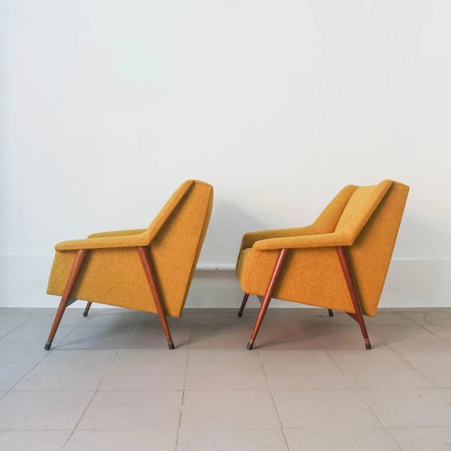 1950s Set of Easy Chairs by José Espinho for Olaio, 1959 For Sale - Image 5 of 18