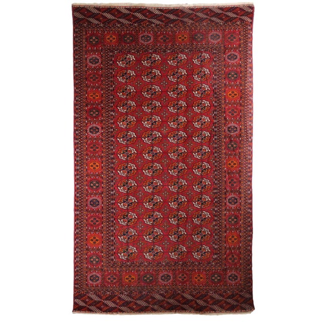 Red Tappeto Bukhara Rug in Wool For Sale - Image 8 of 8