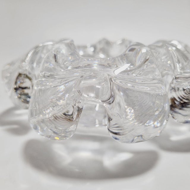Vintage Crystal Krinolin Ashtray by Göran Wärff for Kosta Boda, 1970s For Sale - Image 3 of 16