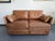 Vintage Living Room Set in Cognac Buffalo Leather from Roche Bobois, 1980s, Set of 3 For Sale - Image 15 of 18