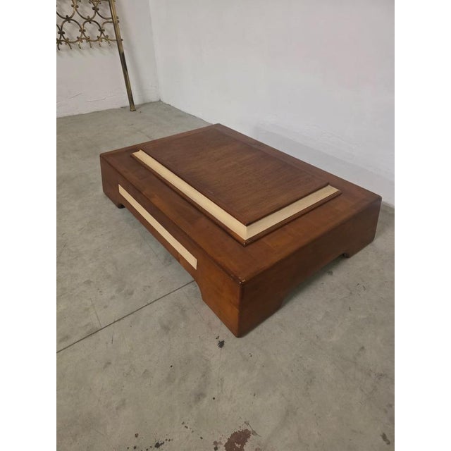 Wood French Coffee Table, 1960s For Sale - Image 7 of 14