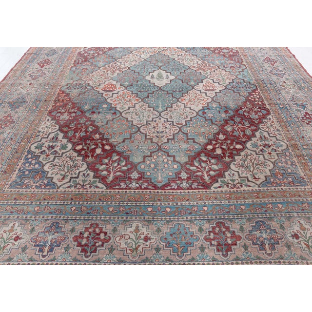 Persian Kirman Rug For Sale - Image 10 of 11