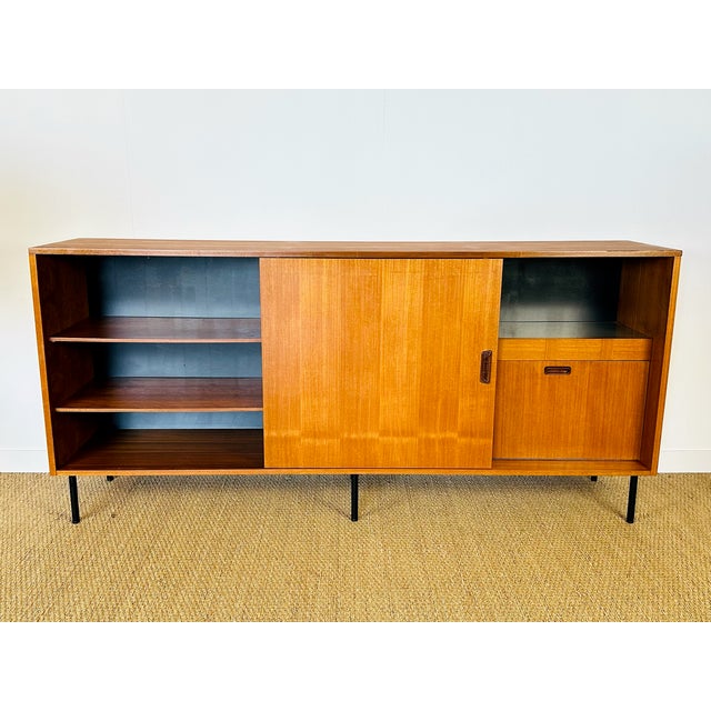 Scandinavian Teak High Sideboard, 1960s For Sale - Image 18 of 18