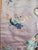19th Century Chinese Fine Silk Embroidered Panel With Figures on Purple Ground For Sale - Image 15 of 16