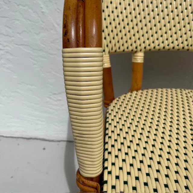 Wood 1970s Vintage Maison Louis Drucker Matignon Bistro Chairs - a Pair For Sale - Image 7 of 11