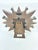 Late 20th Century Brutalist Style Wynne Home Dark Teal & Gold Starburst 4x4 Photo Frame For Sale - Image 5 of 5