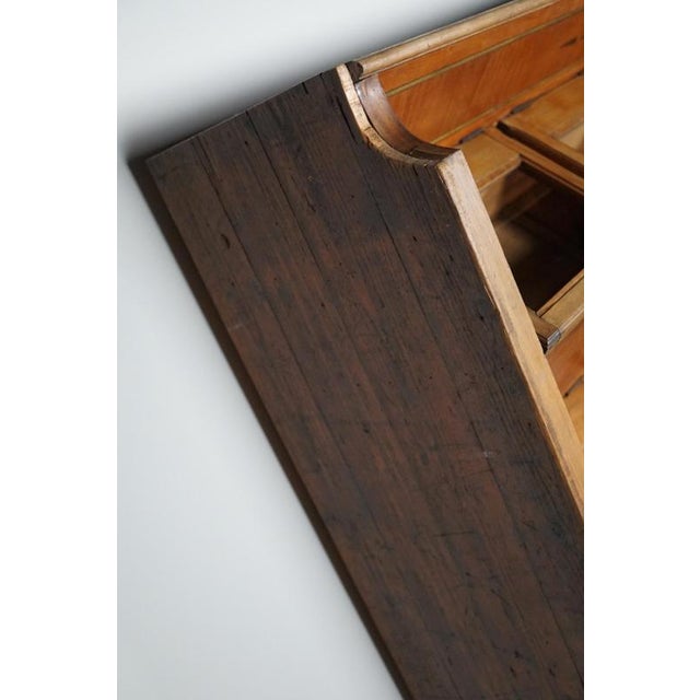 Large Dutch Beech Haberdashery Shop Cabinet, 1920s-1930s For Sale - Image 14 of 18