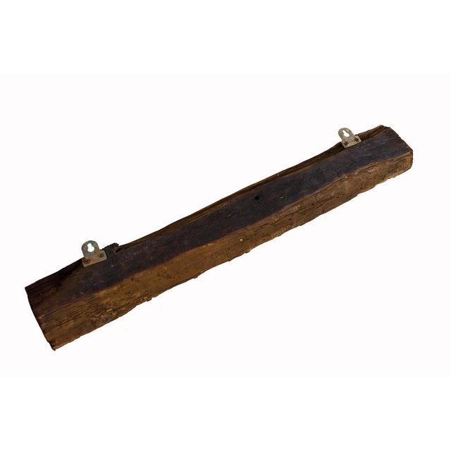 Wood Antique Wood Handcarved Wall Coat Rack, 1890s For Sale - Image 7 of 15