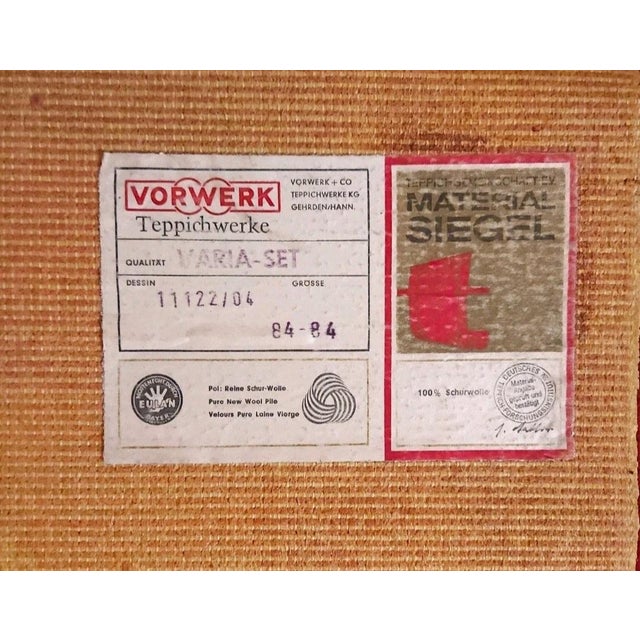 Textile Tapestry attributed to Verner Panton for Vorwerk Rug, 1970s For Sale - Image 7 of 10