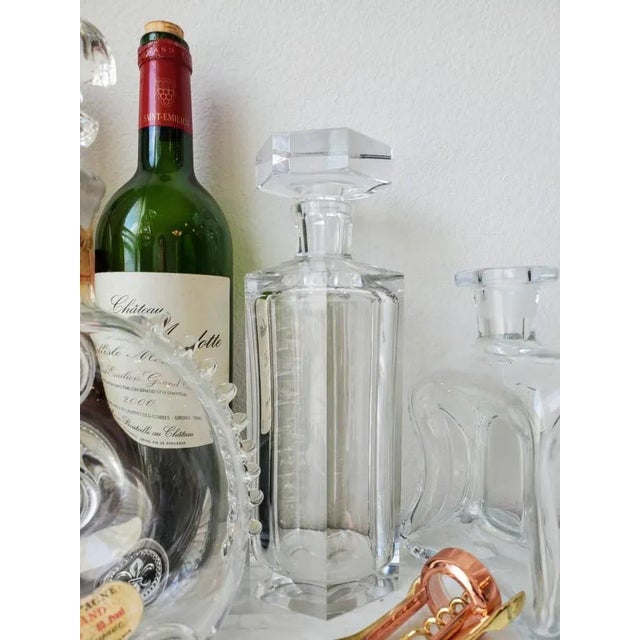 Glass Kosta Swedish Art Deco Crystal Art Glass Decanter For Sale - Image 7 of 11