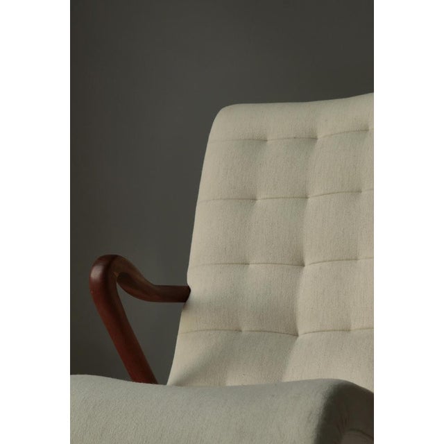 Danish Modern Model No.56 Lounge Chair attributed to Slagelse Møbelværk, 1940s For Sale - Image 4 of 17