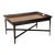 Macassar Ebony Tray Table From Usa Late 20th Century With Wrought Iron Base and Tray Top For Sale