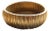 Vintage Gold Ribbed Bangle Cuff Bracelet For Sale