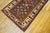 1880s Blue Navy Geometric Tribal Antique Nw Rug 3'4" X 14'2" Knotted Wool Carpet For Sale In New York - Image 6 of 9
