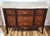 French 19th C French Louis XV Inlaid & Bronze Mounted Sienna Marble Top Commode Chest For Sale - Image 3 of 16