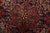 Red Heriz Rug 8’2” X 10’11” Red Wool Vintage Traditional Hand-Knotted Carpet For Sale - Image 8 of 15