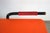Black Vintage Orange Perforated Metal Serving Cart, 1950s For Sale - Image 8 of 13