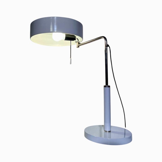 Beautiful vintage table lamp by the famous lighting designer Alfred Müller for BELMAG, Zurich Swiss, 1950s. Original...