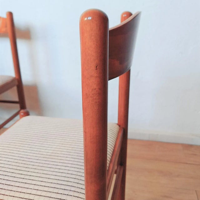 Mid-Century Modern Vintage Scandinavian Side Chairs, 1960s, Set of 4 For Sale - Image 3 of 9