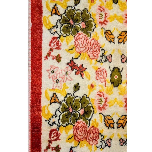 Transitional Early 20th Century Turkish Rug For Sale - Image 3 of 6