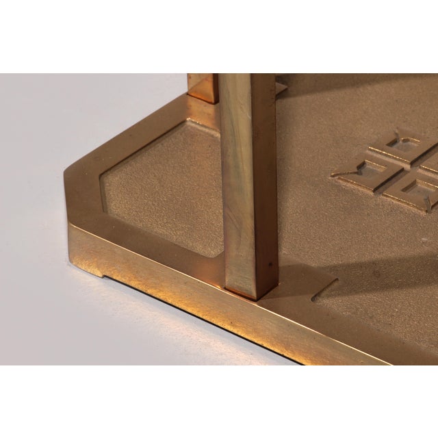 Copper T18 Side Table by Peter Ghyczy, 1970s For Sale - Image 8 of 9