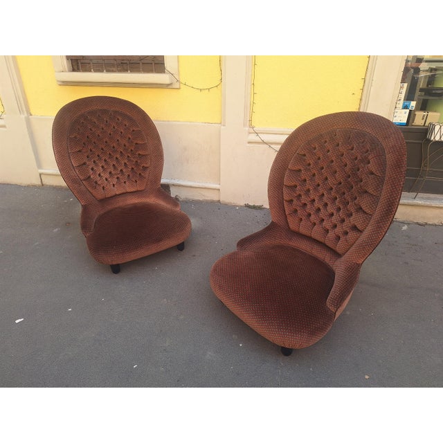 Vintage Lounge Chairs by Luigi Caccia Dominioni for Azucena, 2009, Set of 2 For Sale - Image 15 of 18