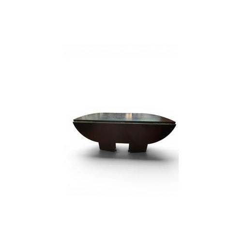 Wood Vintage Brutalist Dark Wood Folding Table, 1970s For Sale - Image 7 of 9