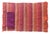 Offered are 6 multi-colored loom-woven cotton placemats with fuchsia napkins made in Guatemala. Done in bold shades of...