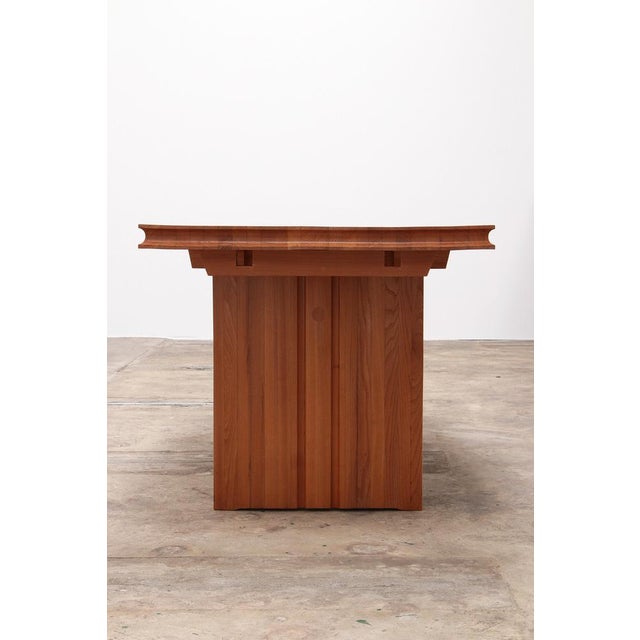 Large Dining Table in the style of Pierre Chapo, France, 1960s For Sale - Image 18 of 18