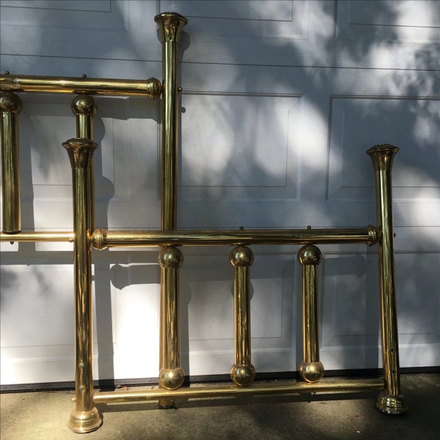 Vintage Twin Brass Headboard & Footboard Chairish