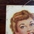 Authentic metal advertising sign for abts orana, belgium, dated 1953. dimensions: height 36 cm, width 25 cm, depth 0.1 cm....