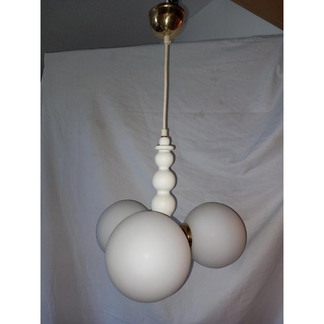 Mid-Century Modern Austrian Space Age Chandelier, 1970s For Sale - Image 3 of 18