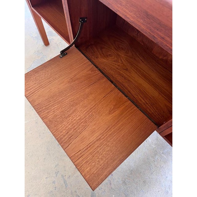 Wood Freestanding Teak Desk by Sigh & Søns Møbler, Denmark For Sale - Image 7 of 11