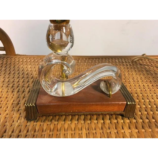 Baccarat Style Art Deco Lamps - a Pair For Sale - Image 10 of 11