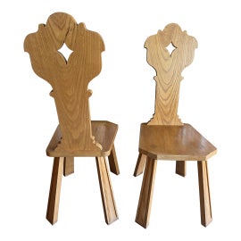 Example of Folk Art Side Chairs