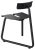 SPC Black Chair by Atelier Thomas Serruys For Sale