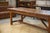 Wood Large Elm Farmhouse Table, 1950s For Sale - Image 7 of 15
