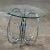 1970s 1970’s Mid-Century Modern to Modern End or Side Table Barrel Shaped Chrome Base & Round Glass Top For Sale - Image 5 of 12