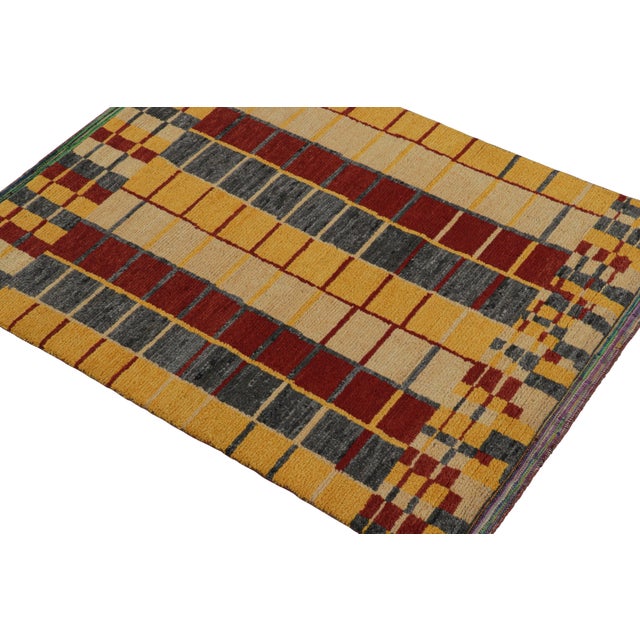 This contemporary 5x6 rug is the newest entry to Rug & Kilim's new Moroccan Collection—a bold take on the iconic style....