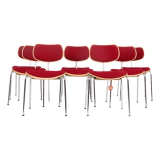 Vintage German Chairs by Egon Eiermann for Wilde+Spieth, 2000, Set of 8 For Sale