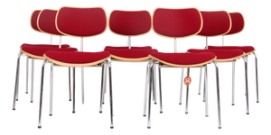 Vintage German Chairs by Egon Eiermann for Wilde+Spieth, 2000, Set of 8