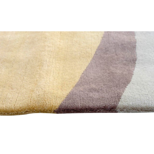 Large Hand-Knotted Pure Wool Rug, 2000s For Sale - Image 9 of 18