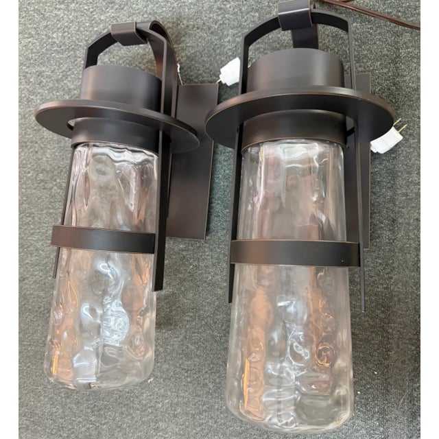 Black Modern Forms Balthus Large Wall Sconces, Pair For Sale - Image 8 of 12