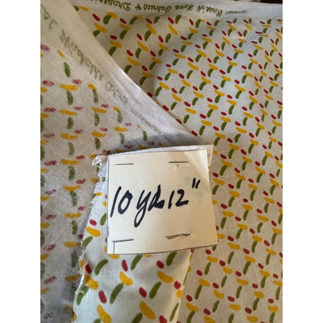 1980s Over 10 Yards of House ‘N Home Fabrics Screen Print From 1981. For Sale - Image 5 of 7