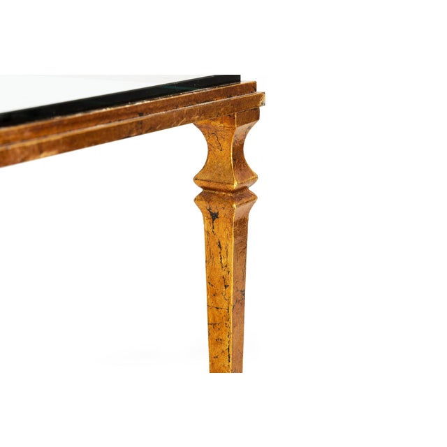 Paul M. Jones Modern Gilt Iron Glass Cocktail Coffee Table For Sale - Image 17 of 18