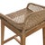 Outdoor Teak & Faux Rope Bar Stool For Sale - Image 10 of 12