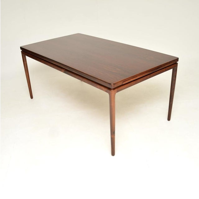 Vintage Danish Extending Dining Table from Johannes Andersen, 1960s For Sale - Image 6 of 16