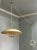 Modern Mid-Century Brass Pendant Light With Exposed Cord Design For Sale - Image 4 of 6