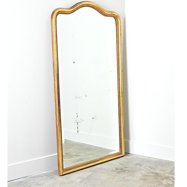 French 19th Century Gold Gilt Mirror For Sale - Image 4 of 10
