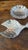 Metal Arthur Court Jaguar Hammered 2 Aluminum Salad Servers with New in Box For Sale - Image 7 of 14
